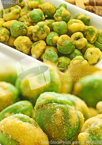 Image of wasabi green peas