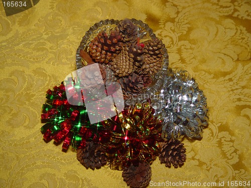 Image of Bowl of Pine Cones