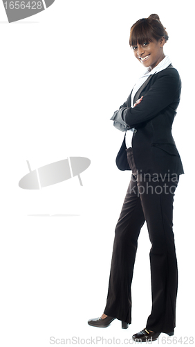 Image of African female manager of a company