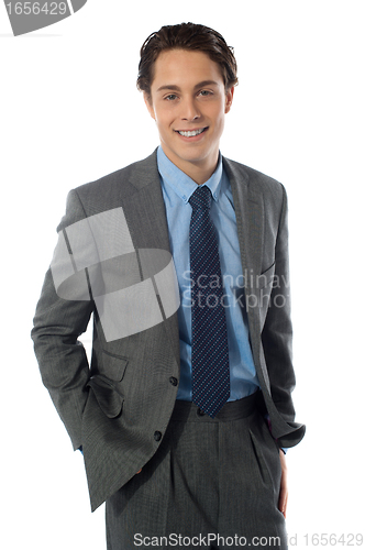Image of Stylish young businessman, portrait