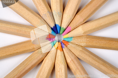 Image of Colored Pencils Macro