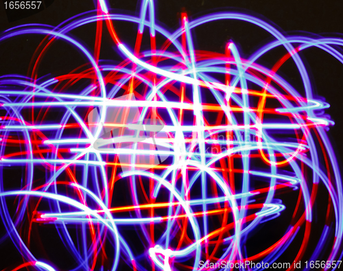 Image of Abstract light trails