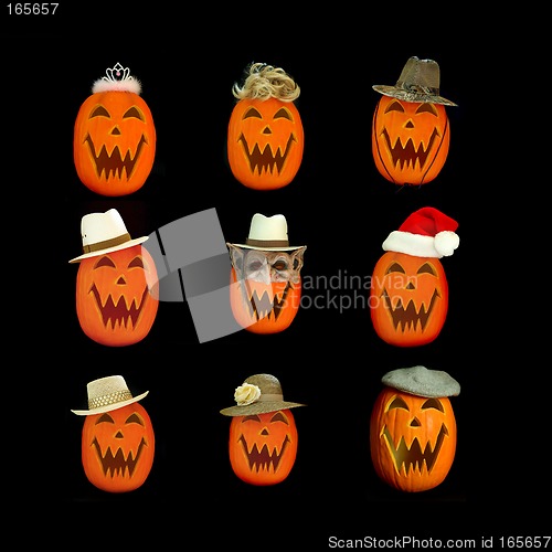 Image of Halloween Jack O Lantern Collage