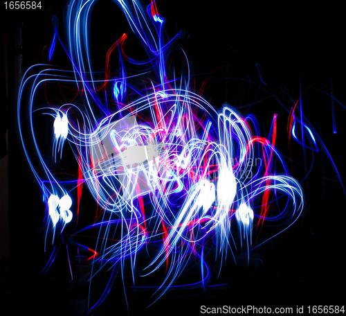 Image of Abstract light trails