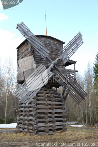 Image of Wooden Windmill