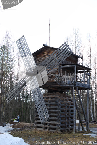 Image of Wooden Windmill