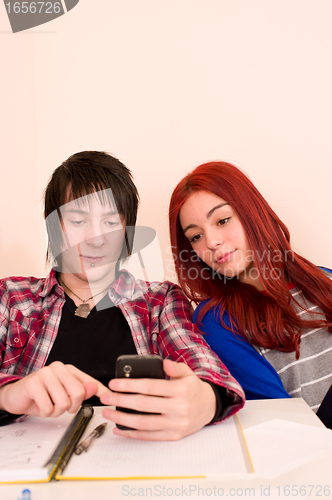 Image of Using a smartphone
