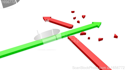 Image of Arrow crashed arrow