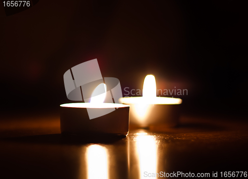 Image of Burning candles