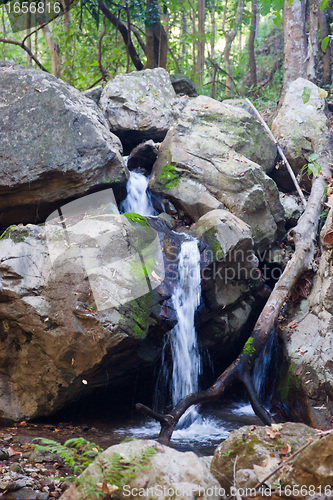 Image of small waterfall in stream