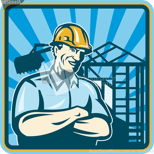 Image of Construction Engineer Foreman Worker