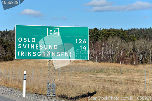 Image of Sign in Sweden