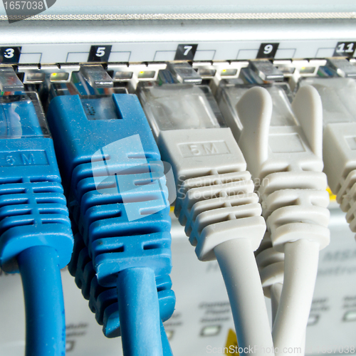 Image of network cables