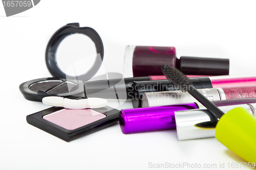 Image of collection of make-up