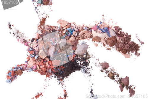 Image of crushed eyeshadows