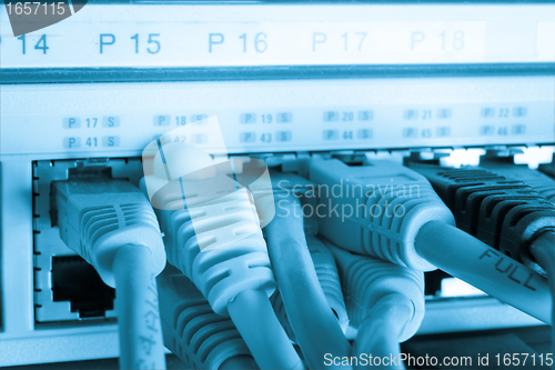 Image of network cables