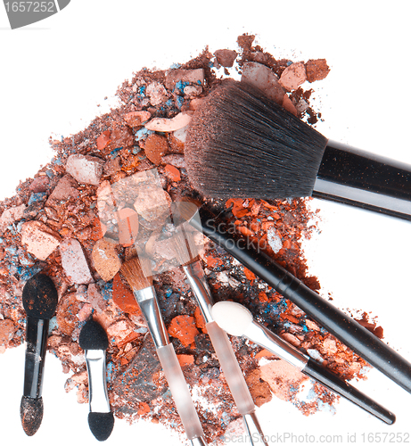 Image of crushed eyeshadows