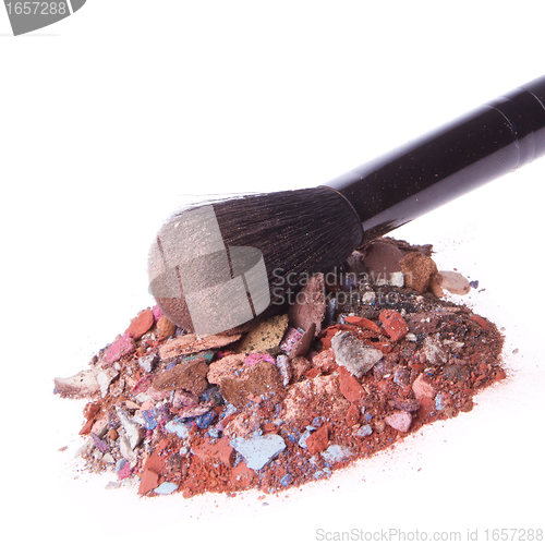 Image of crushed eyeshadows