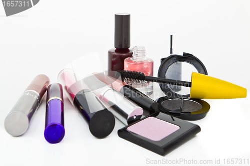 Image of collection of make-up