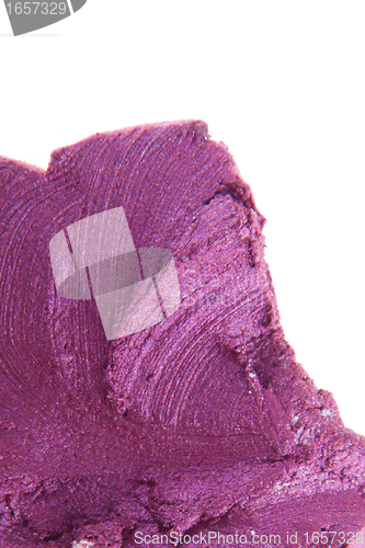 Image of smudged lipsticks