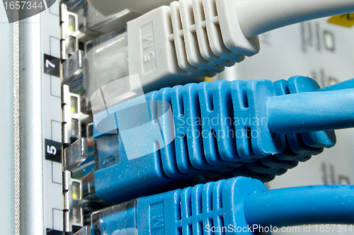 Image of network cables