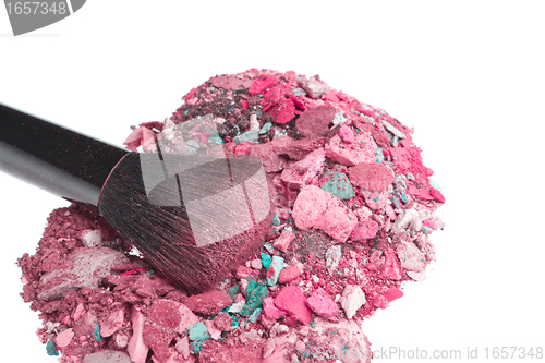 Image of crushed eyeshadows