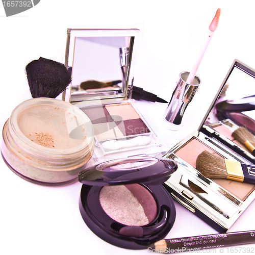 Image of makeup collection