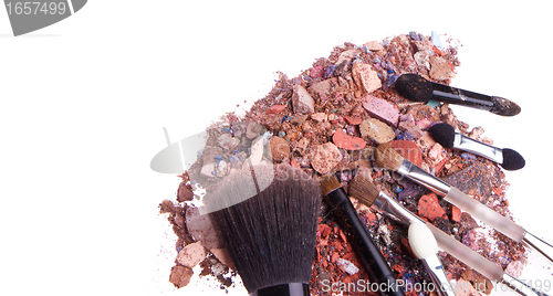 Image of crushed eyeshadows