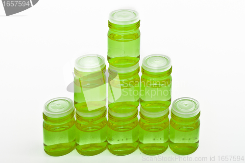 Image of cosmetic glass containers