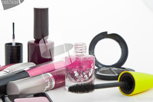 Image of collection of make-up