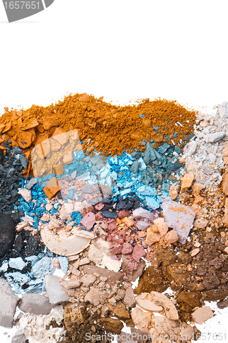 Image of crushed eyeshadows