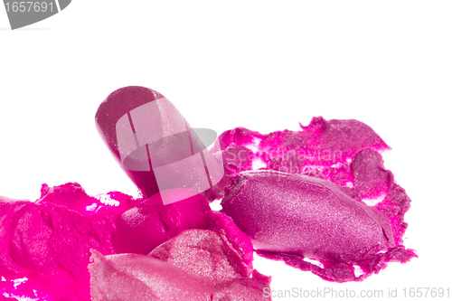 Image of crushed lipsticks