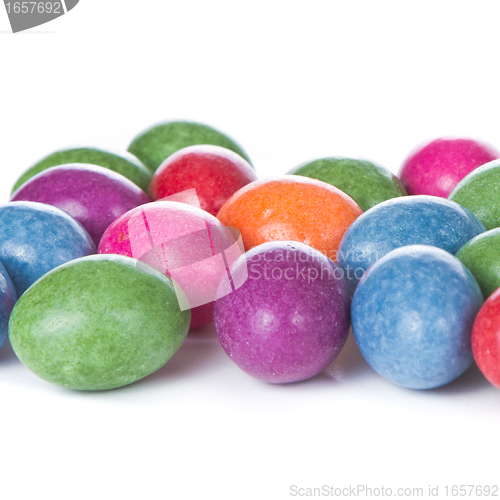 Image of easter eggs isolated