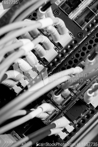 Image of network cables