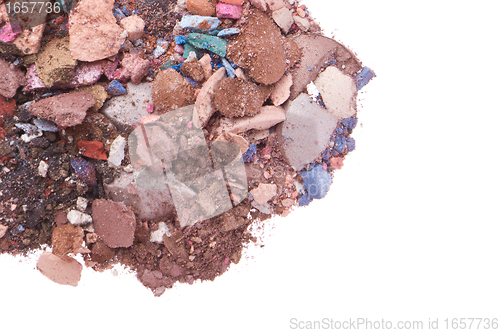 Image of crushed eyeshadows