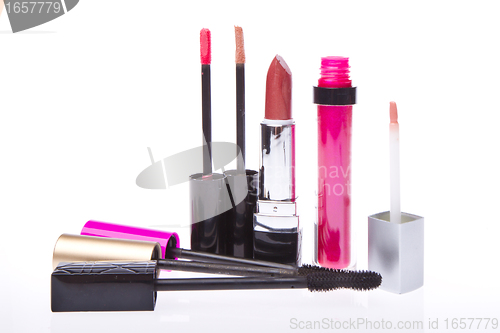 Image of cosmetic makeup products