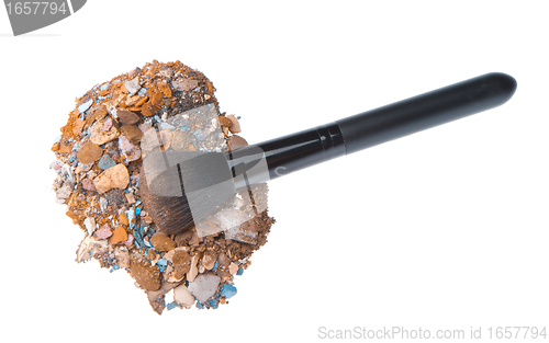 Image of crushed eyeshadows