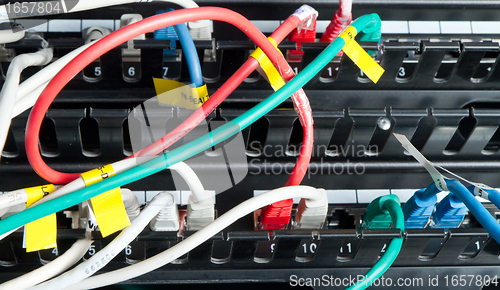 Image of network cables