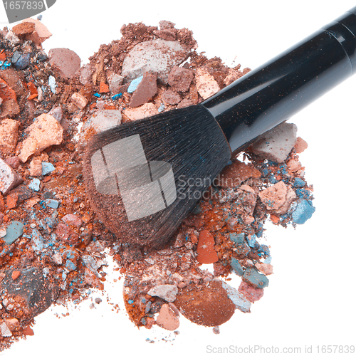 Image of crushed eyeshadows