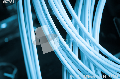 Image of network cables concept