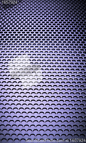 Image of abstract metallic grid