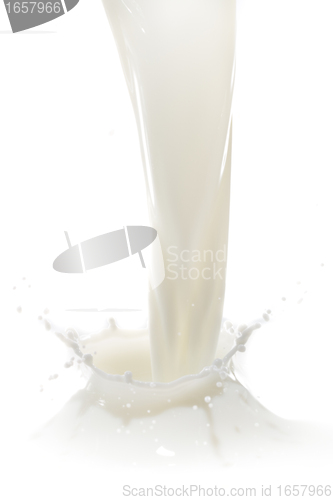 Image of milk splash