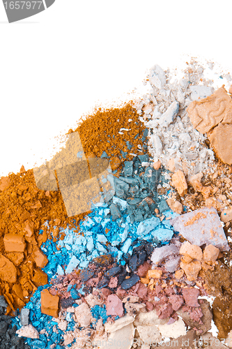 Image of crushed eyeshadows