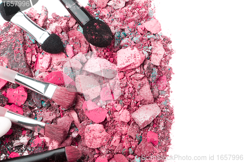 Image of crushed eyeshadows