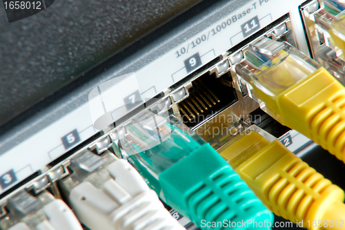 Image of network cables