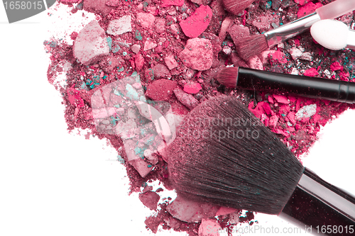 Image of crushed eyeshadows