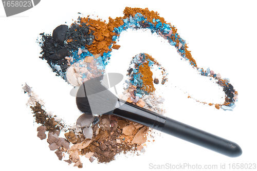 Image of crushed eyeshadows