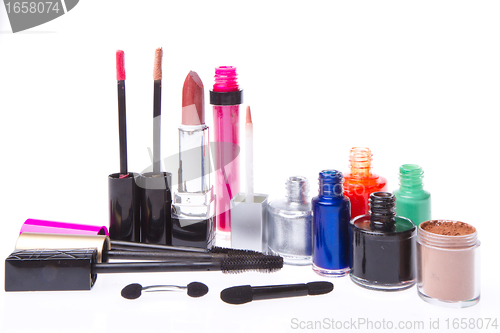 Image of cosmetic makeup products