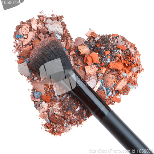 Image of crushed eyeshadows