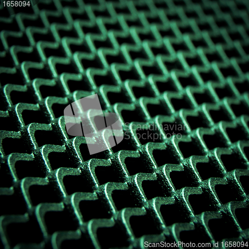 Image of abstract metallic grid